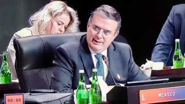 El canciller Marcelo Ebrard representa a México en la Cumbre del G20