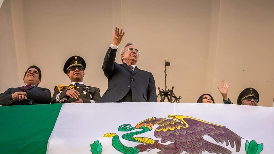 Realizan desfile cívico militar por el CXII Aniversario de la Revolución Mexicana en Culiacán