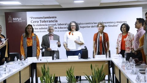 Firma SEPyC Pronunciamiento Cero Tolerancia a la violencia de género en el nivel medio superior