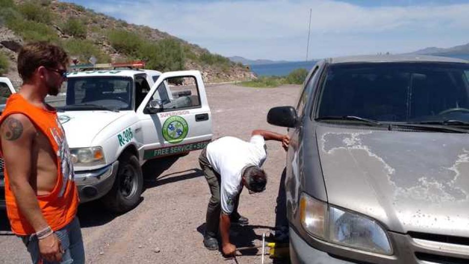 Ángeles Verdes apoya a los paisanos que regresan a México por carretera esta temporada