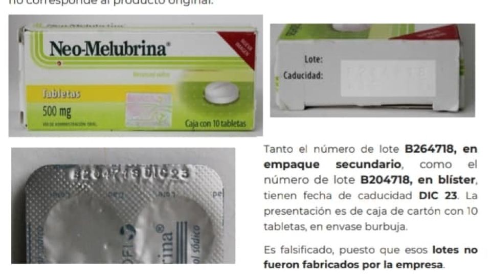 Alertan sobre productos ‘engañosos’ y medicamentos falsificados