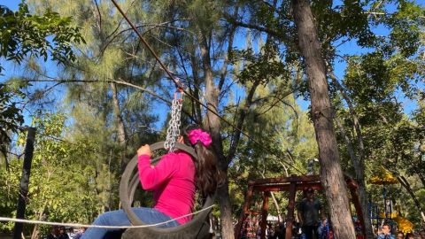 Inauguran área de juegos infantiles en el Parque Central en Mazatlán