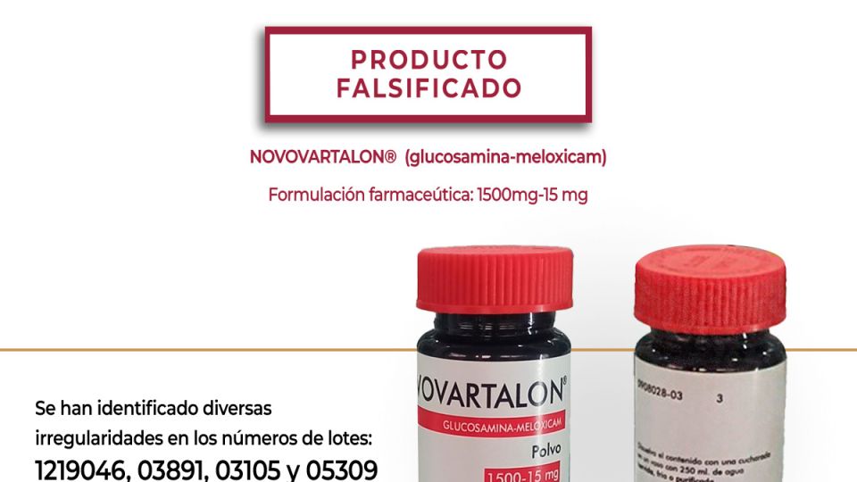 Cofepris alerta sobre falsificación de 7 medicamentos y venta ilegal de fármaco no autorizado