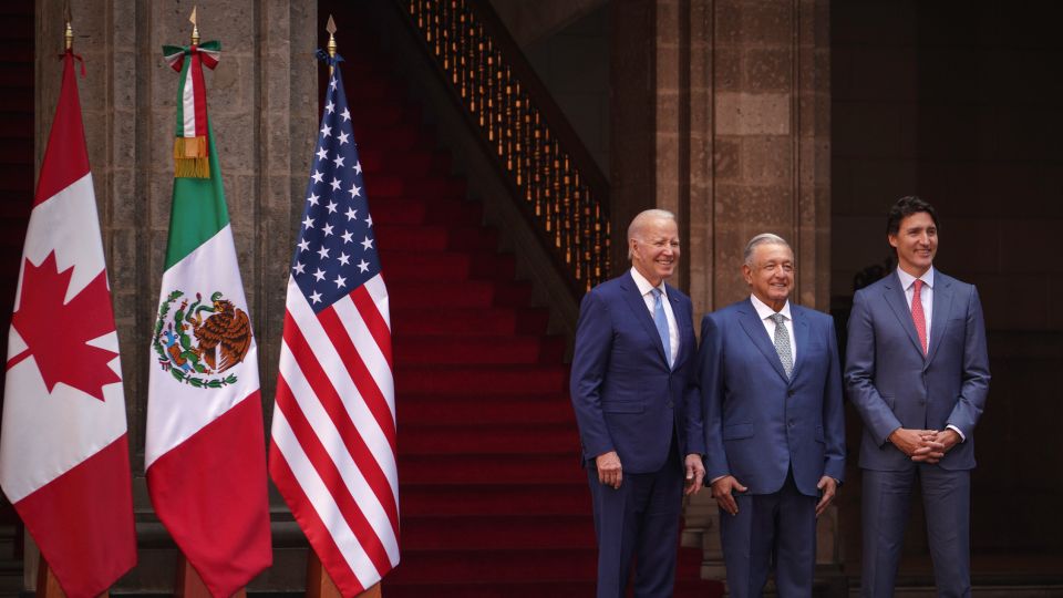 Presidentes de México y Estados Unidos y primer ministro de Canadá se reúnen previo a la Cumbre de Líderes