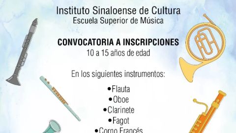 Convoca la Escuela Superior de Música del ISIC a adolescentes a inscribirse