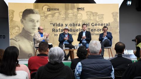 Realizan conversatorio de la vida y obra de Rafael Buelna Tenorio en el marco de su 99 aniversario luctuoso