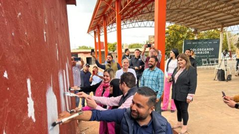 Con éxito inicia Coloreando Sinaloa en Elota; impulsará la imagen de Celestino Gazca