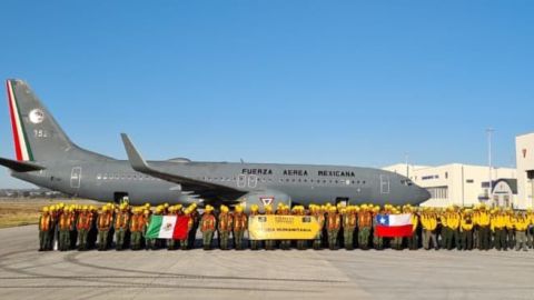 México envía a Chile ayuda de especialistas en control de incendios