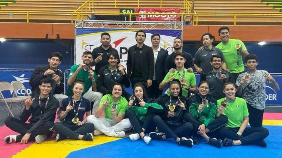 Taekwondo mexicano cosechó 16 medallas en Pan Am Series en Costa Rica