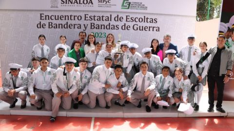 Realizan encuentro estatal de Escoltas y Bandas de Guerra COBAES 2023