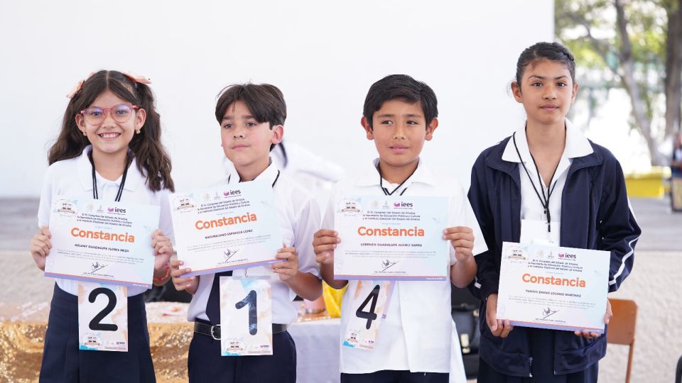 Concluyó elección de 24 diputaciones infantiles de mayoría que integrarán Parlamento Infantil