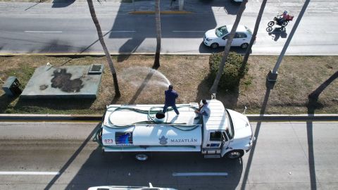 Inició en Mazatlán el Programa de reutilizacion de agua tratada para riego de parques y jardines