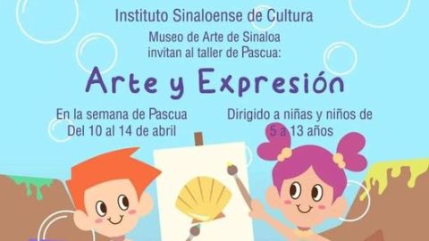 Invita el MASIN al Taller de Pascua Infantil "Arte y Expresión"