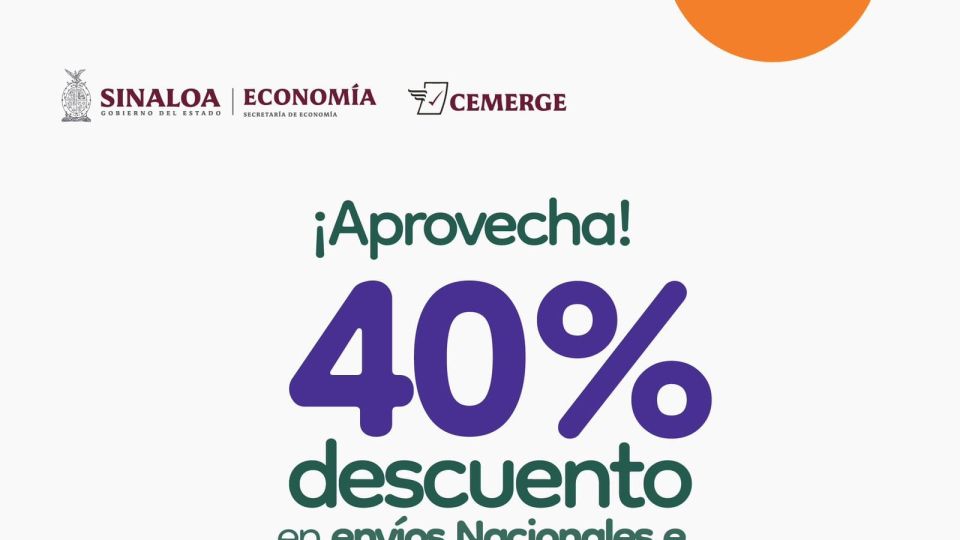 MiPyMES 40% de descuento en envíos de mercancías a sus clientes