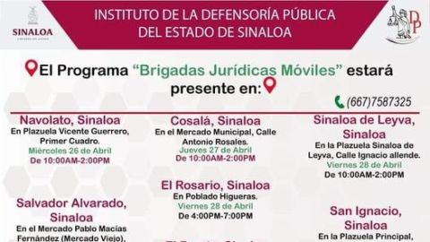 Ofrecerá Gobierno del Estado servicios jurídicos gratuitos en diferentes comunidades