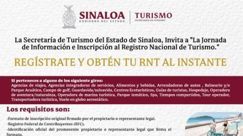 Invita la Sectur Federal a prestadores de servicios turísticos para que se registren en el RNT