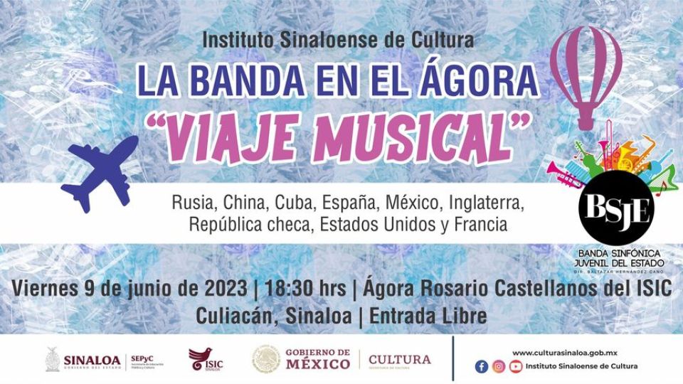 La Banda Sinfónica Juvenil presenta su "Viaje musical", este viernes 9