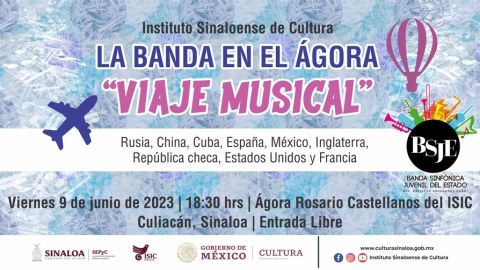 La Banda Sinfónica Juvenil presenta su "Viaje musical", este viernes 9