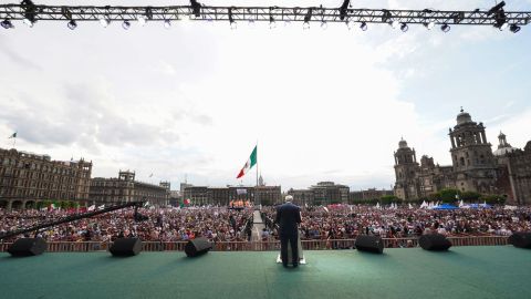 El pueblo es aliado de la transformación, afirmó AMLO en 5° aniversario de su triunfo electoral