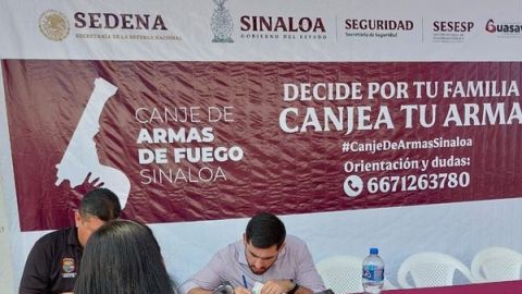 El viernes concluye el tercer bloque de la campaña de Canje de Armas de Fuego