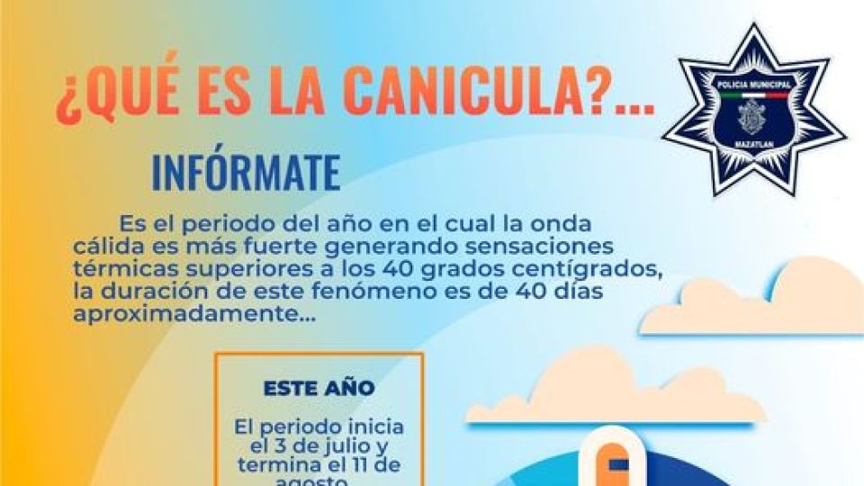 ¡Tome sus precauciones! La Canícula se sentirá los primeros días de julio al 11 de agosto