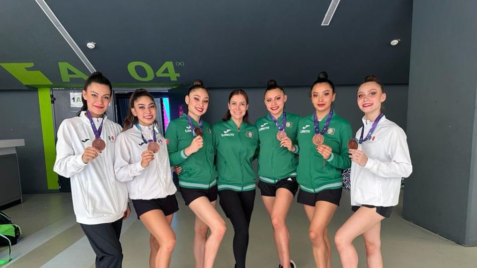 Gimnasia rítmica consigue bronce para México en Copa del Mundo en Rumania