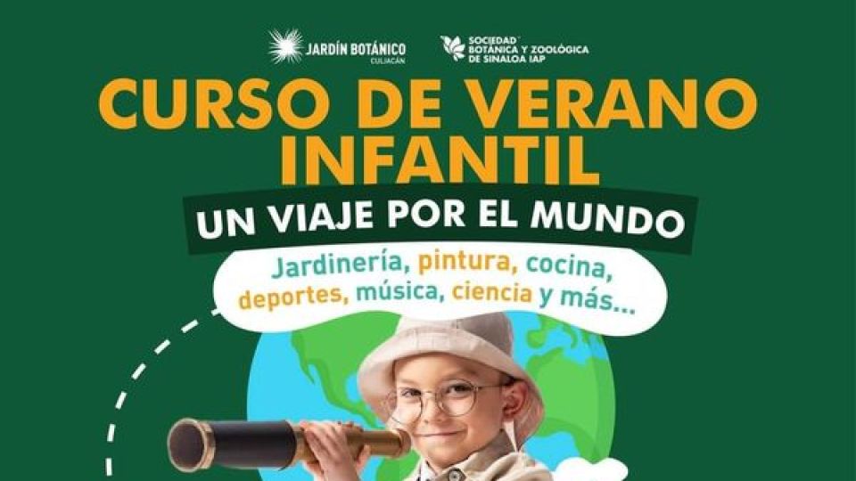 Disfruta las vacaciones con el curso de verano en Jardín Botánico Culiacán