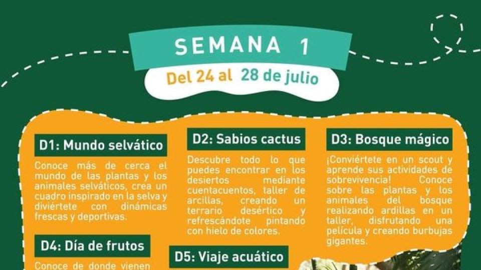 Disfruta las vacaciones con el curso de verano en Jardín Botánico Culiacán