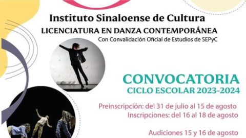 Pronto cierran preinscripciones en la Escuela Superior de Danza