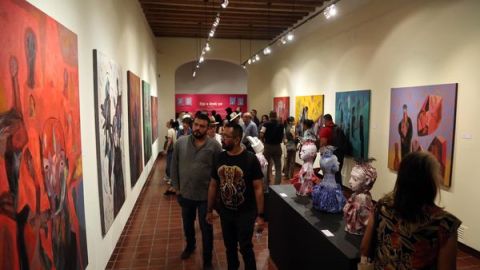 Alex Mojica expone sus esculturas en el MASIN