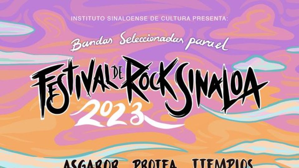 Eligen a las bandas que participarán en el Festival de Rock Sinaloa 2023 ¡Conócelas!