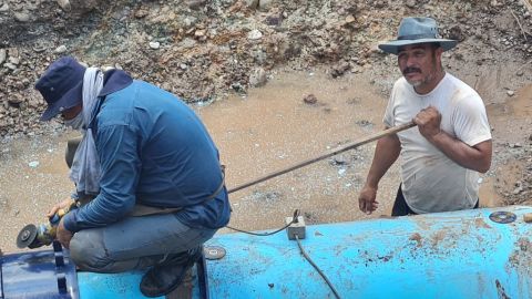 Informan que el agua regresará hasta el jueves luego de complicaciones con las labores de reparación