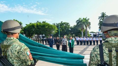 Realizan Acto Cívico con motivo de la Gesta Heroica de Los Niños Héroes