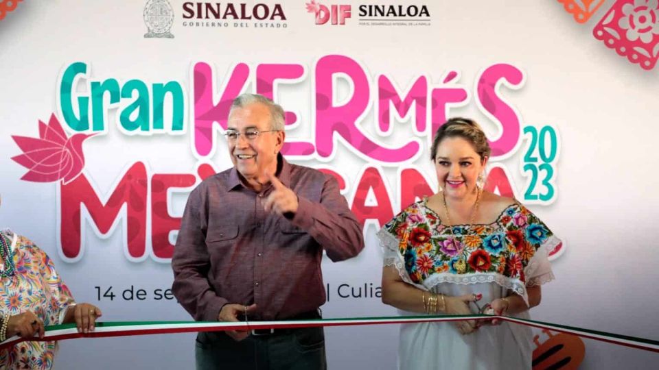 Realizaron la Tradicional Gran Kermés Mexicana DIF 2023 en el Palacio de Gobierno