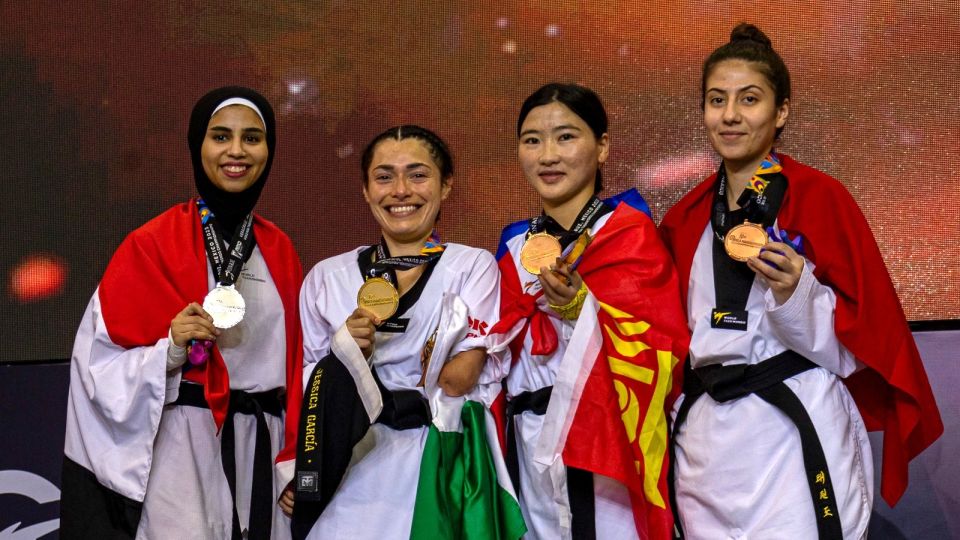 La mexicana Jessica García hace historia al ganar oro en Mundial de Para Taekwondo 2023