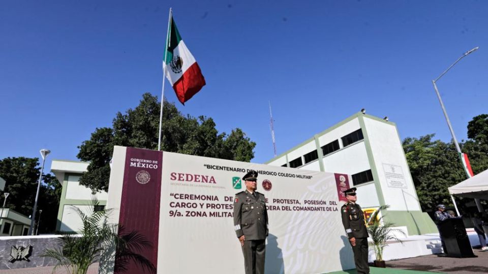 Toman Protesta a Porfirio Fuentes Vélez como comandante de la 9/a Zona Militar