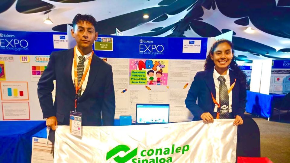 Jóvenes sinaloenses obtuvieron segundo lugar en Sudáfrica en Feria Internacional