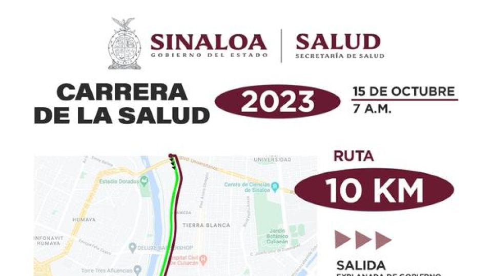 Festejarán el Día del Trabajador de la Salud y Día del Médico con la Carrera de la Salud 2023