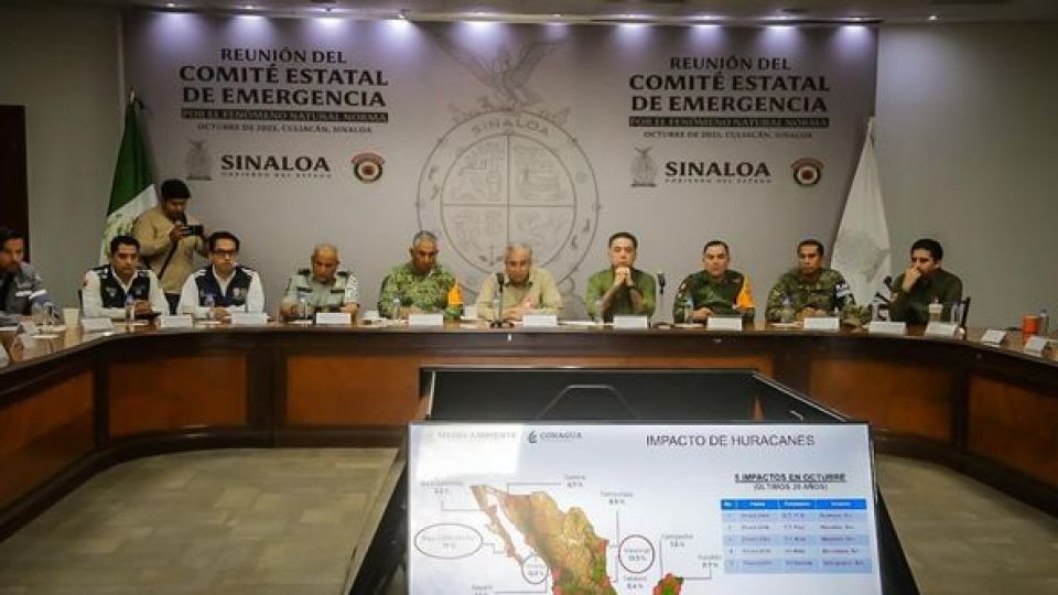 Realizan Reunión Estatal de Emergencia por el huracán "Norma"