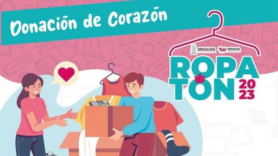 Invita a donar al Ropatón 2023 en apoyo a los afectados por el fenómeno natural Norma