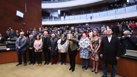 Lenia Batres rindió protesta en el Senado como ministra de la  Suprema Corte de Justicia de la Nación