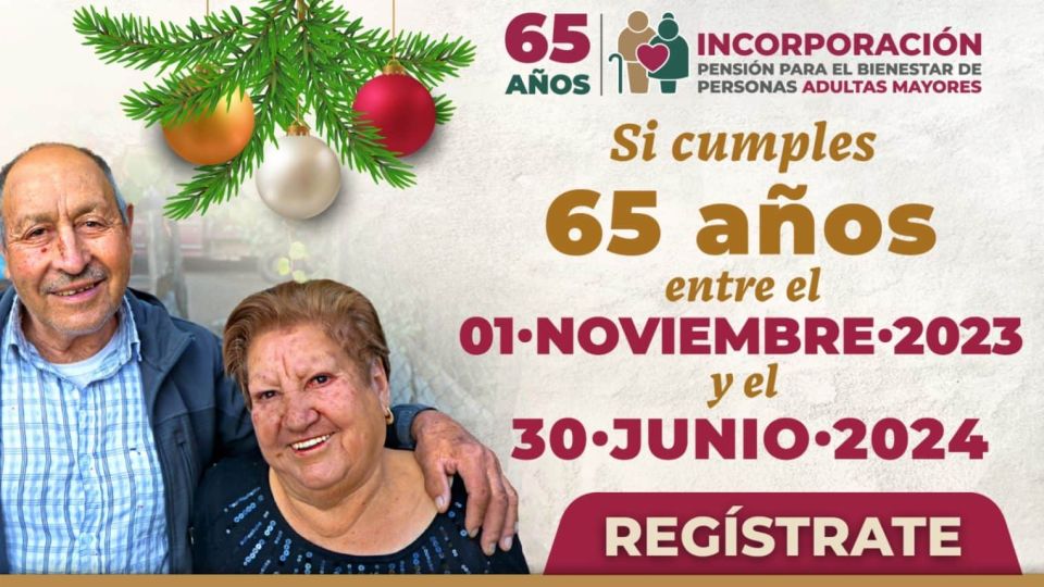 Sigue el registro a la pensión de adultos mayores que cumplen 65 años entre noviembre y hasta el 30 de junio del 2024