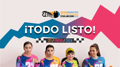 Todo listo para el Maratón Internacional de Culiacán