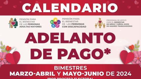 Revisa el calendario de pago adelantado de Pensiones y Programas de Bienestar que comienza el 29 de enero