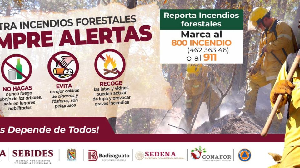 Ante la temporada de incendios forestales buscan la concientizar para prevenir