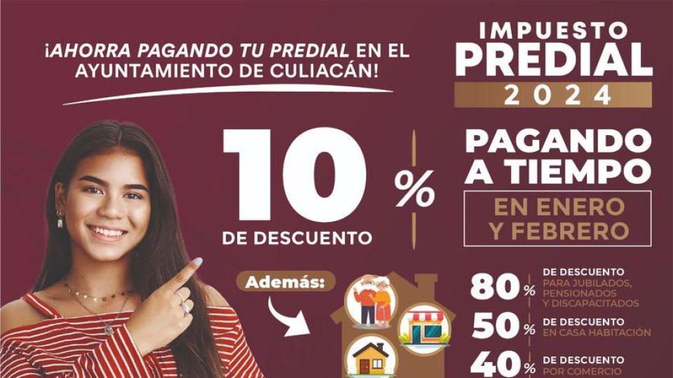 Últimos días de descuentos en el Predial en el Ayuntamiento de culiacán