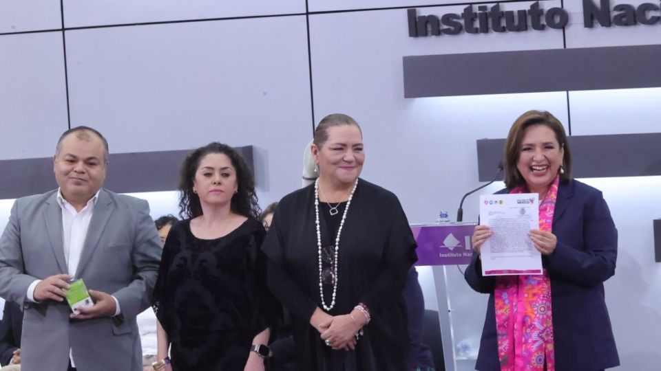 Recibió INE registro de Xóchitl Gálvez como candidata a la Presidencia de la República