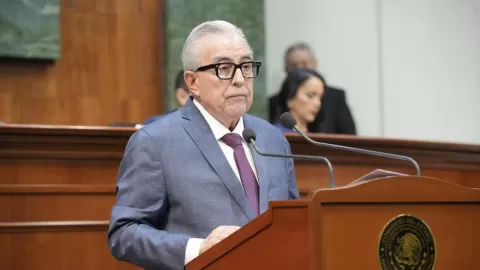 El gobernador de Sinaloa Rubén Rocha Moya, rindió su Tercer Informe de Gobierno ante el Congreso del Estado