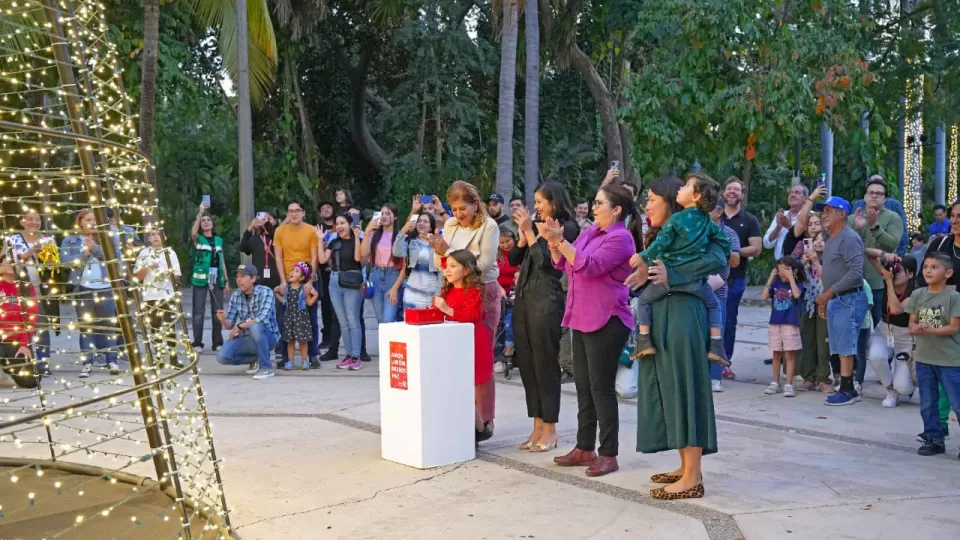 Llegó la Navidad al Jardín Botánico en Culiacán