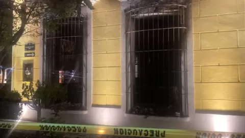 Accidente en fumigación provoca incendio en el Museo de Arte de Mazatlán